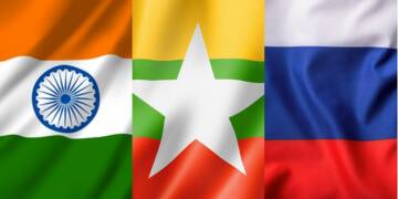 Russia, India, Myanmar, China,