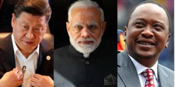 Kenya, India, China