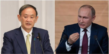 Japan, China, Russia, Vladimir Putin, Yoshihide Suga, Xi Jinping,