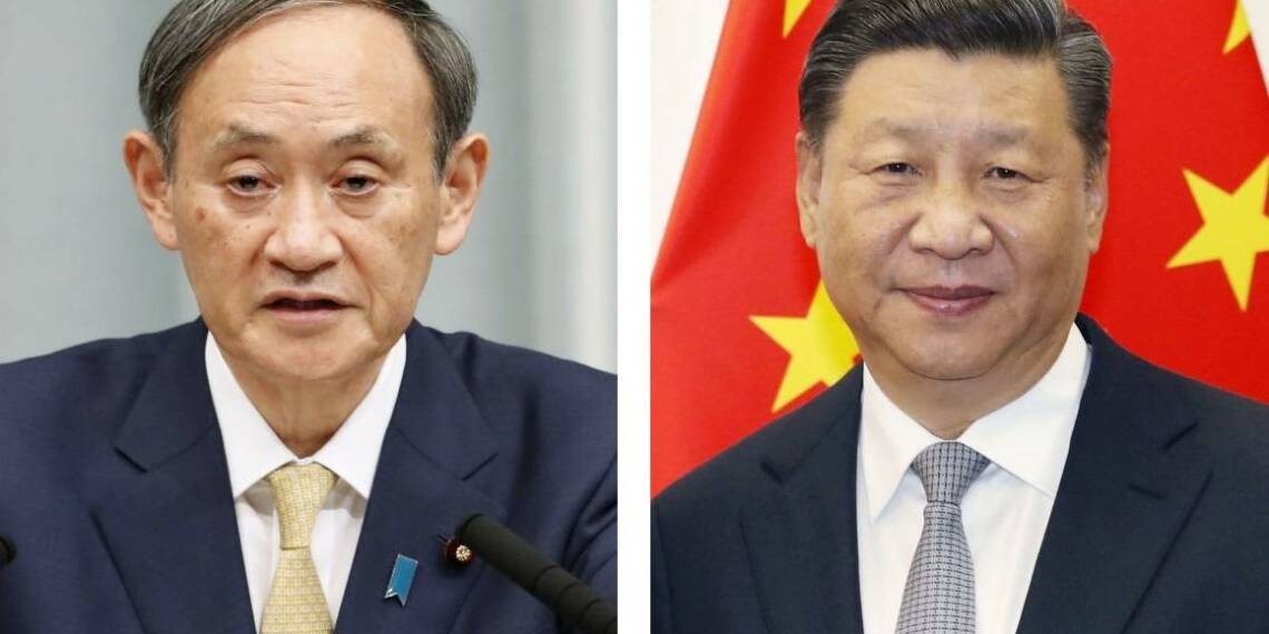 Japan, Suga, Jinping, China