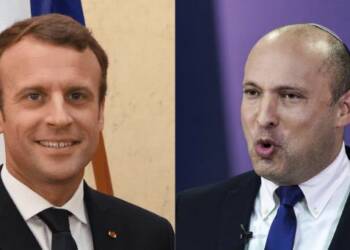 Emmanuel Macron Naftali Bennett