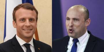 Emmanuel Macron Naftali Bennett