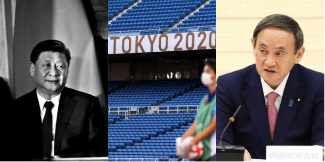 Yoshihide Suga, Xi Jinping, Tokyo Olympics