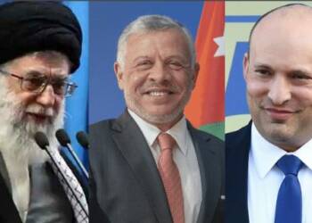 Naftali Benett, King Abdullah, Ali Khamenei Jordan Israel
