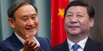 Japan, China, Yoshihide Suga, Xi Jinping