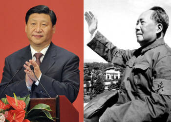 With a simple gesture Jinping has hinted that he is bigger than Mao