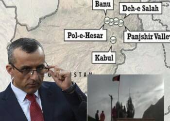 Amrullah Saleh, China, Taliban, Afghanistan