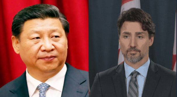 Jinping, Trudeau, China, Canada