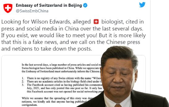 China Xi Jinping Swiss Embassy