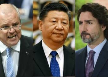 Morrison, Xi Jinping, Trudeau
