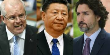Morrison, Xi Jinping, Trudeau