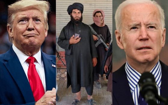 Trump Biden Afghanistan Taliban