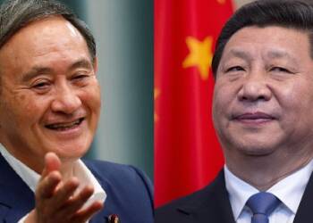 Japan China Suga Xi Jinping