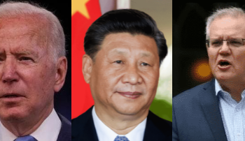 America, Biden, Austrailia, Xi, China