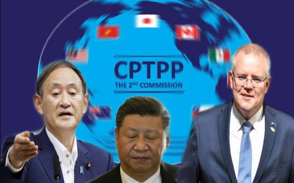 CPTPP, China, Japan, Australia, Jinping