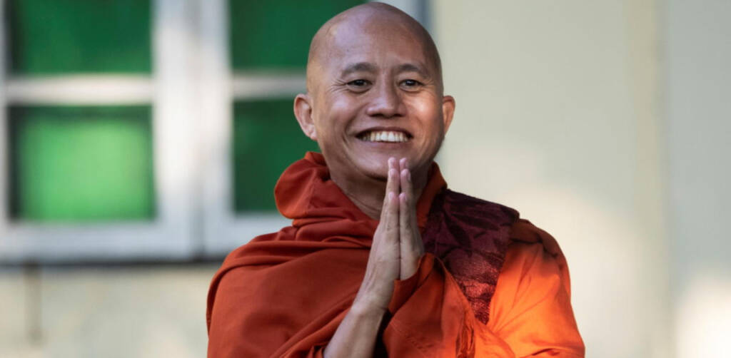 Ashin Wirathu smiling