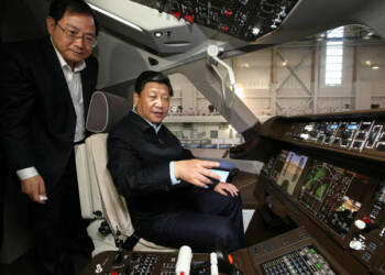 Xi Jinping, china, Airplanes, flying, chinese