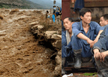 Just as China prepared to extract coal from its own mines, heavy rainfalls sealed them shut