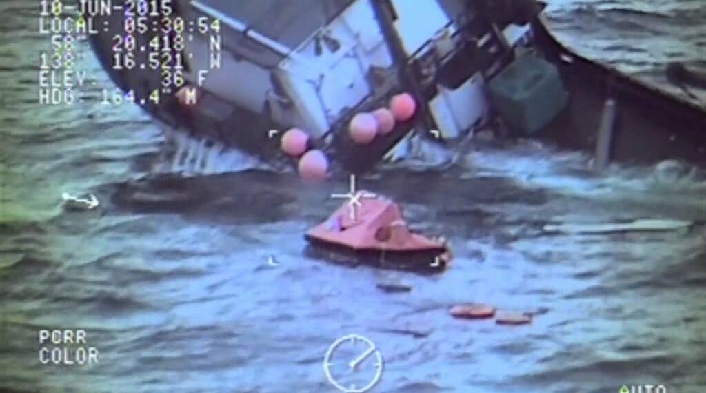 alaskan crab boat sinking