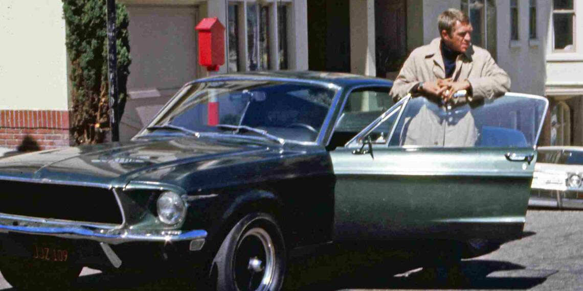 steve mcqueen 1968 bullitt mustang in auction