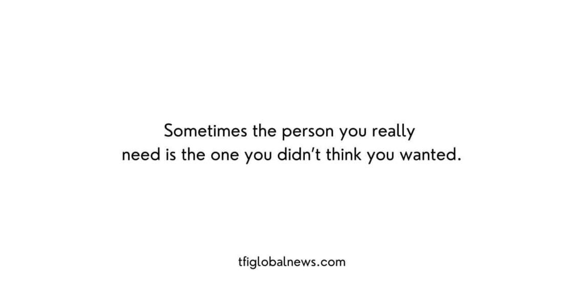 Be the person you needed Quotes