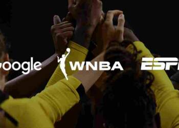 Google with WNBA and ESPN Partnership logo