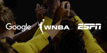 Google with WNBA and ESPN Partnership logo