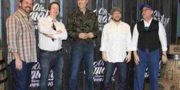 Sogg Bottom Boys standing together