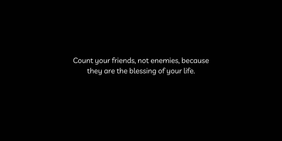 Best black background Count Your Blessings Not Your Problems Quotes