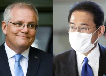 Scott Morrison, Australia, Kishida,