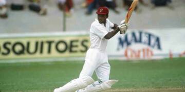 Carl Hooper playing shot