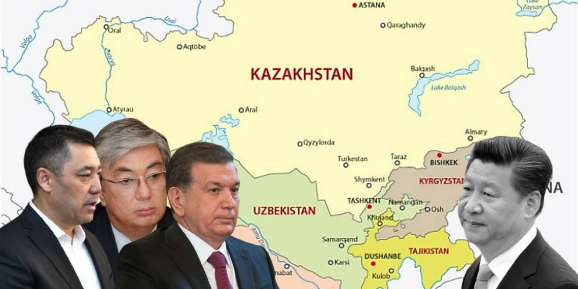 Central Asia, China, Russia, BRI, India