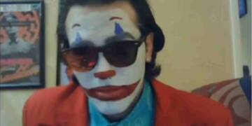 GypsyCrusader in joker costume