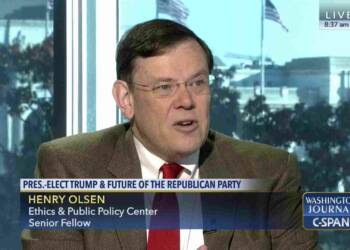 Henry Olsen speaking on TV