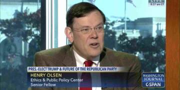 Henry Olsen speaking on TV