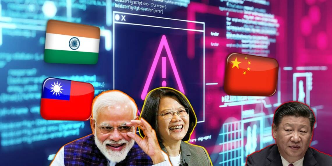 Taiwan and India are hitting back at China with a wave of cyberattacks, CCP admits