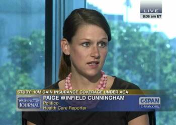 Paige Winfield Cunningham hosting the show