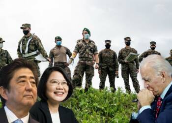 Shinzo Abe Joe Biden Taiwan Japan US