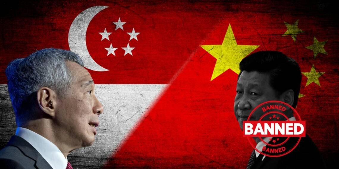 Singapore bans Chinese investors