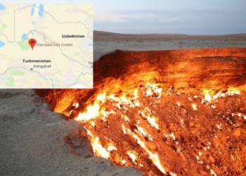 Gas, crater