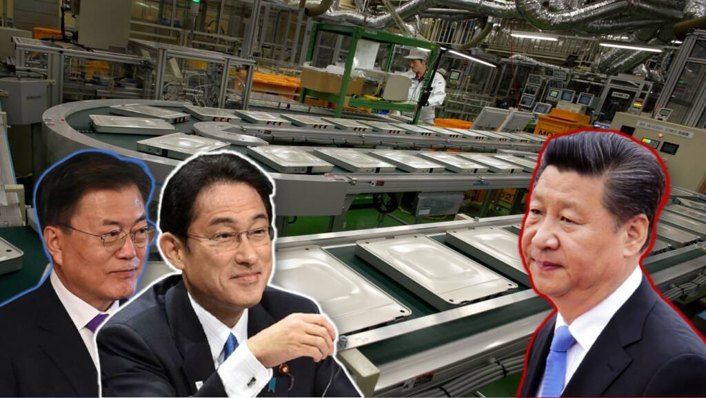 Battery Manufacturing South Korea Japan China