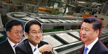 Battery Manufacturing South Korea Japan China