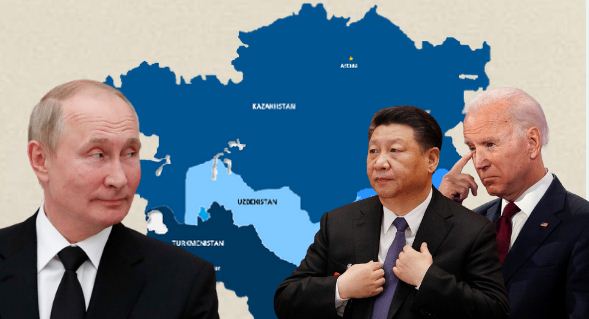 Russia, Central Asia, USA, China