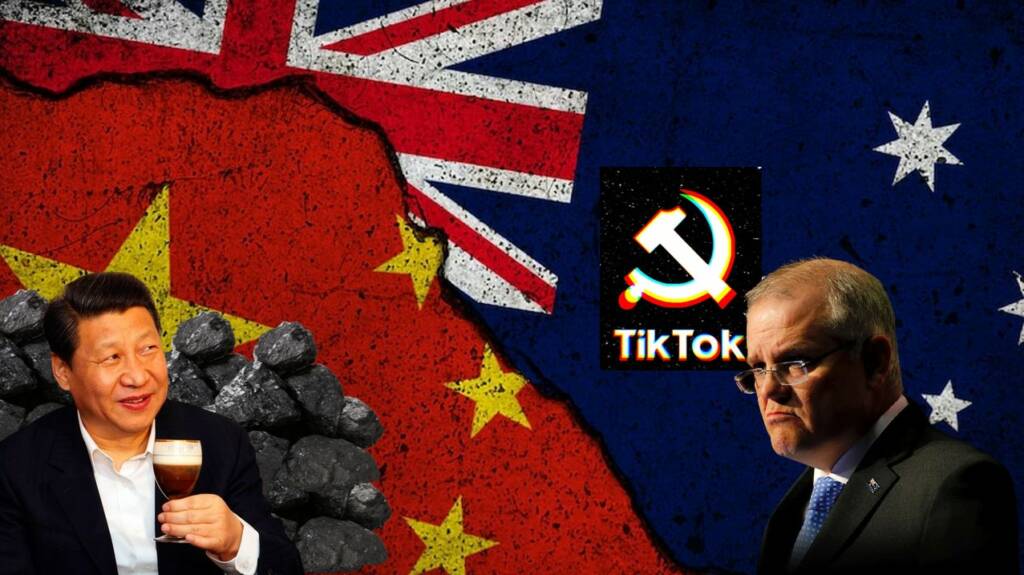 China Australia Australian Morrison TikTok