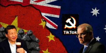 China Australia Australian Morrison TikTok
