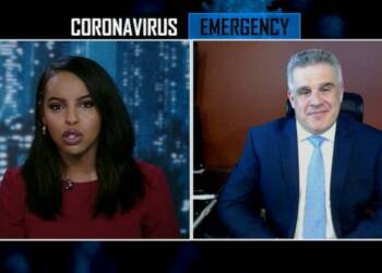 Mona Kosar Abdi hosting a show