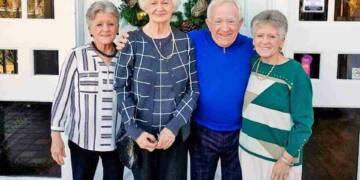 Peggy Ann Jordan with family