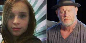 Chasey Calaway with her father