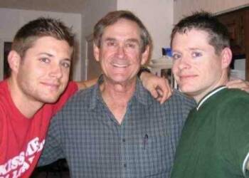 joshua ackles with his father