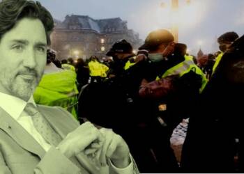 police, protestors,trudeau,emergency